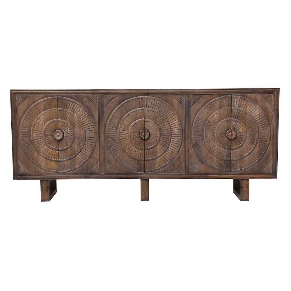 Albert Cabinet with 6 Hand Carved Doors. Picture 2