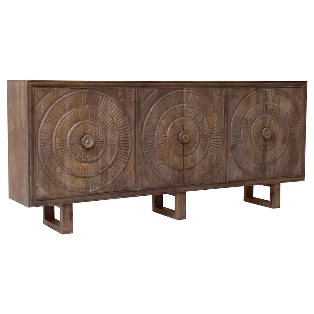 Albert Cabinet with 6 Hand Carved Doors. Picture 3