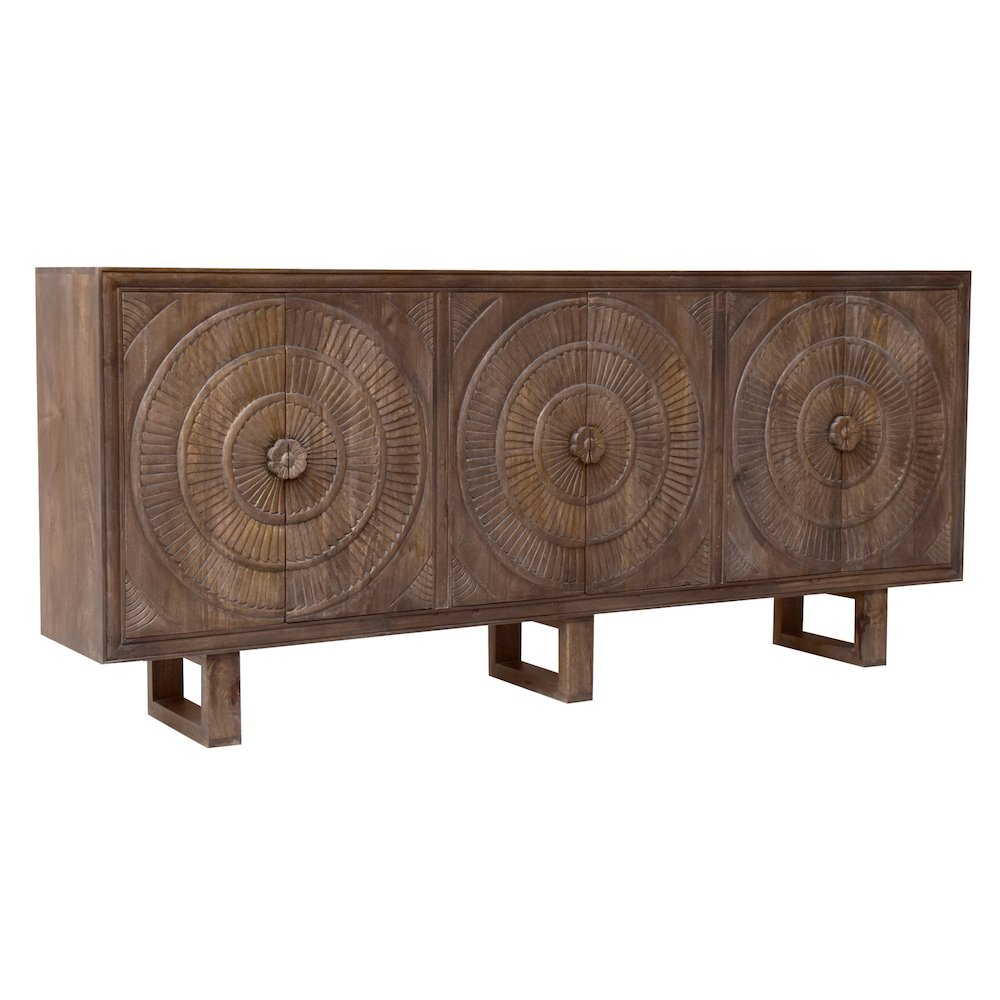 Albert Cabinet with 6 Hand Carved Doors. Picture 6