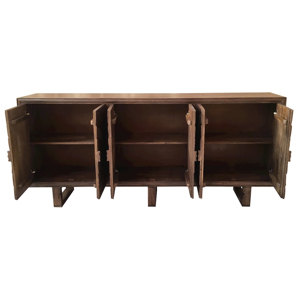 Albert Cabinet with 6 Hand Carved Doors. Picture 5