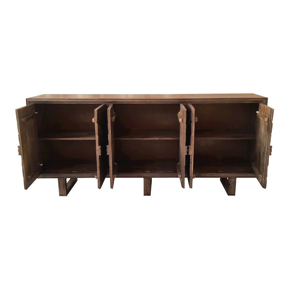 Albert Cabinet with 6 Hand Carved Doors. Picture 7