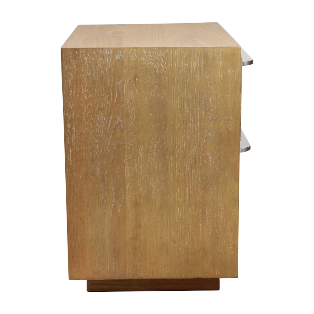 Sarasota 2-Drawer Nightstand in Natural Oak. Picture 5