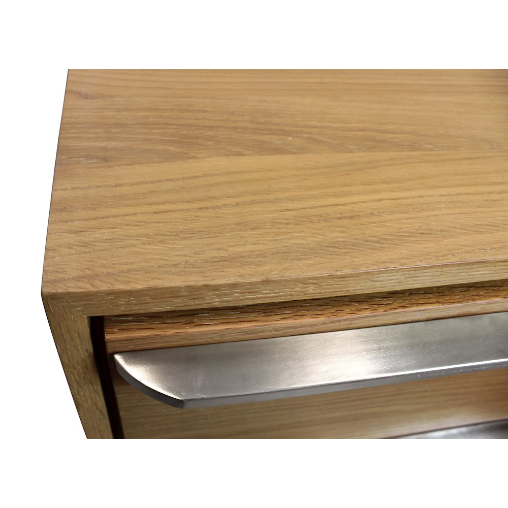 Sarasota 2-Drawer Nightstand in Natural Oak. Picture 6