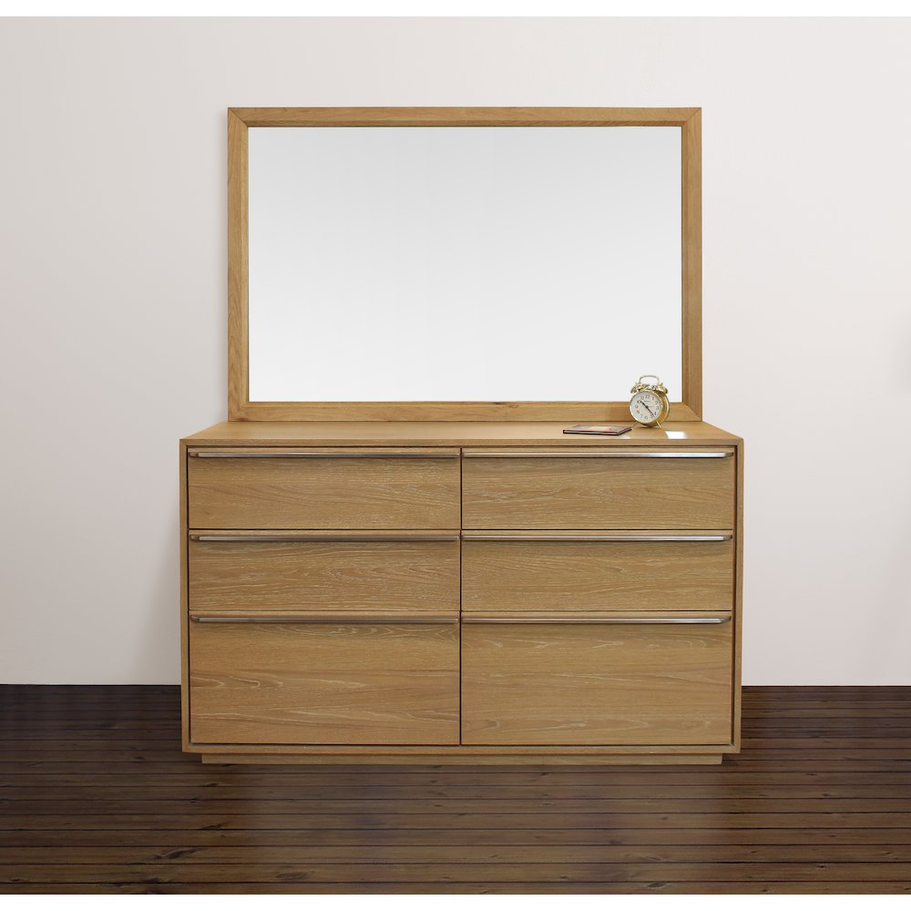 Sarasota Mirror in Natural Oak. Picture 4