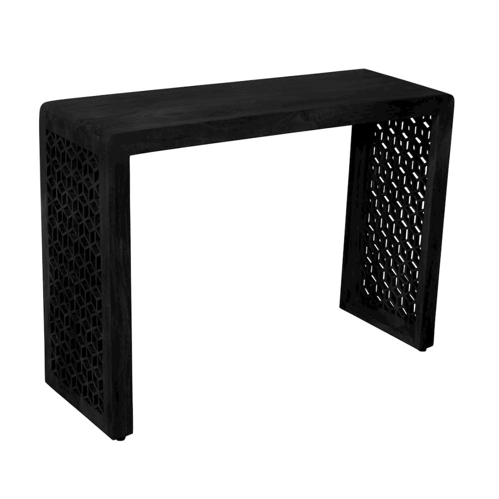Tazmyn Console Table in Charcoal. Picture 1
