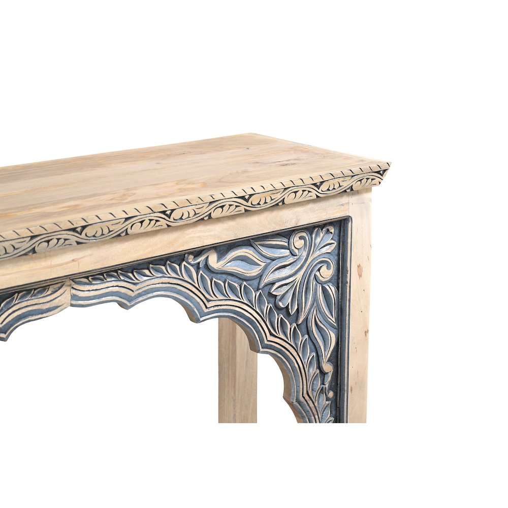 Carter Console Table in Two-tone on Solid Wood. Picture 2