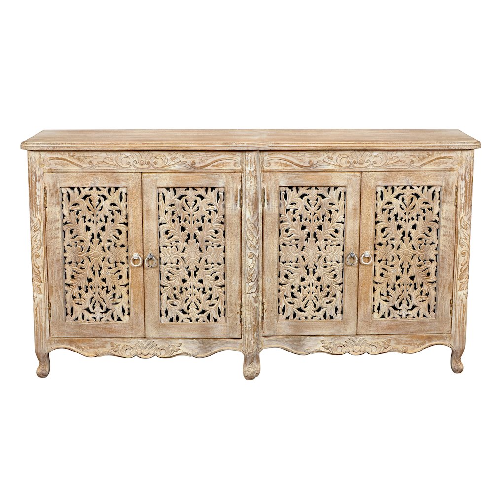 Carter 4-Door Sideboard in Antique White. Picture 1
