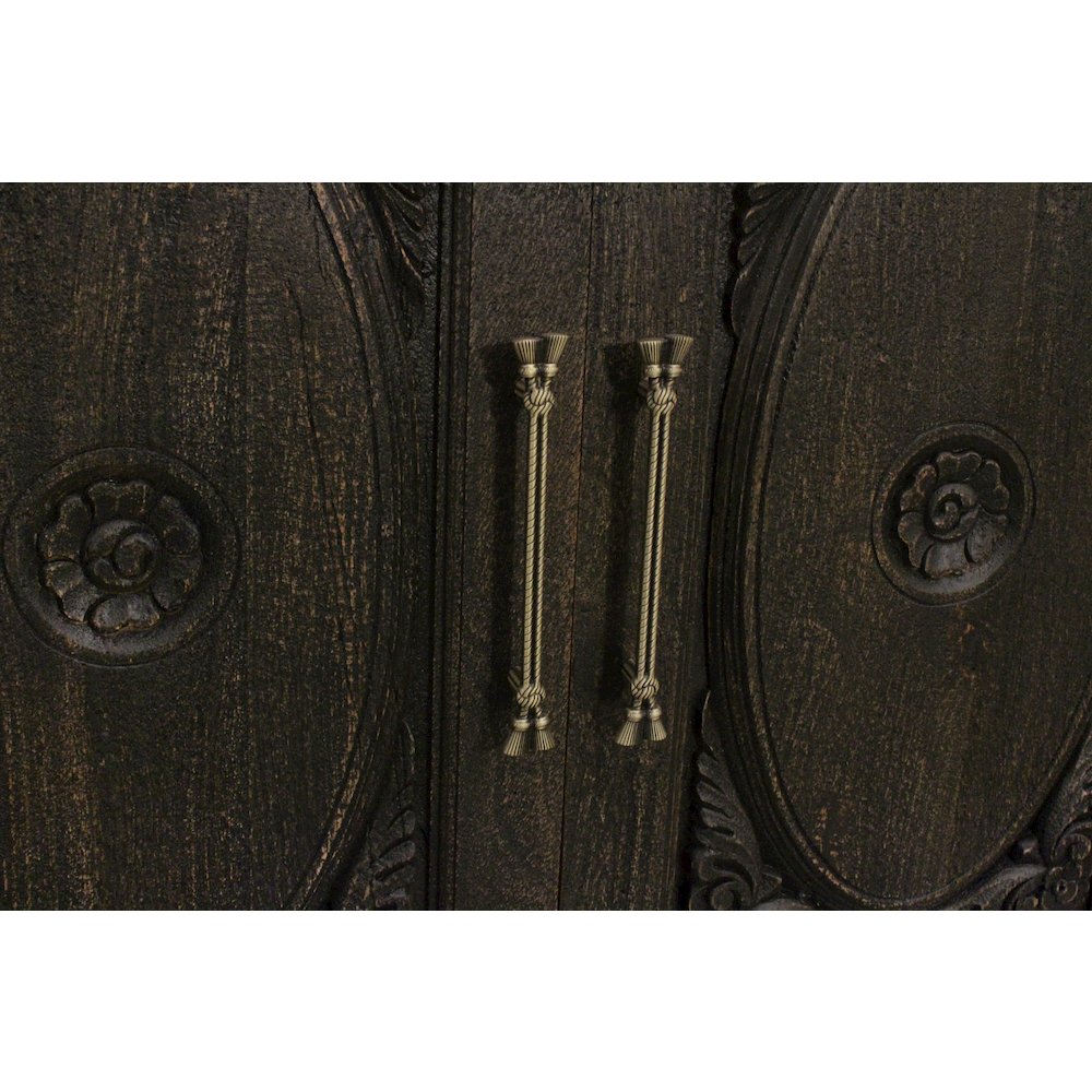 Athena 6-Door Sideboard in Antique Black. Picture 11