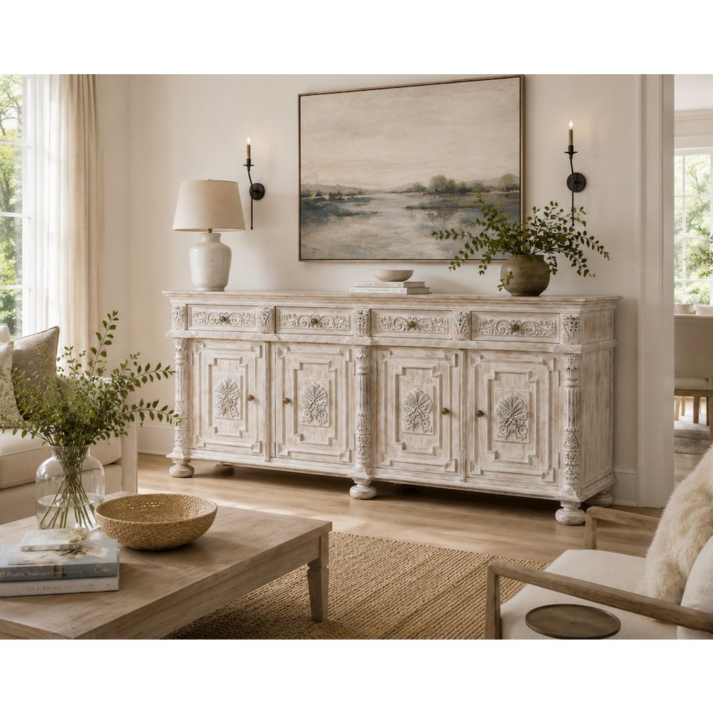 Carter 4-Drawer 4-Door Sideboard. Picture 2