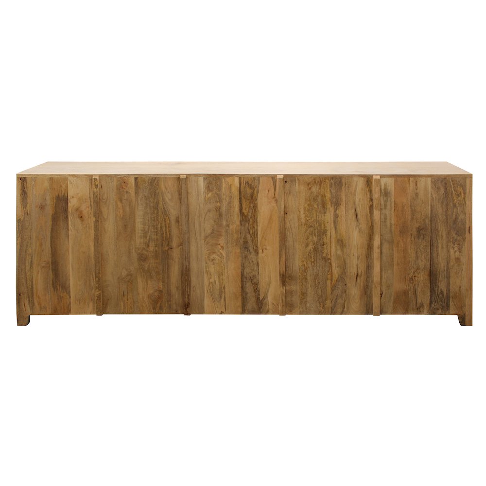 Bayside Canal 5-Door Sideboard in White Wash. Picture 7