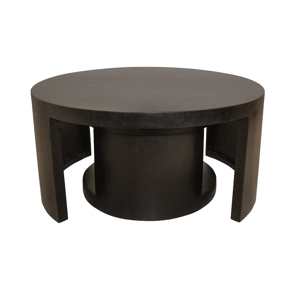 Molly Cocktail Table 2-Piece Set in Natural Black. Picture 6