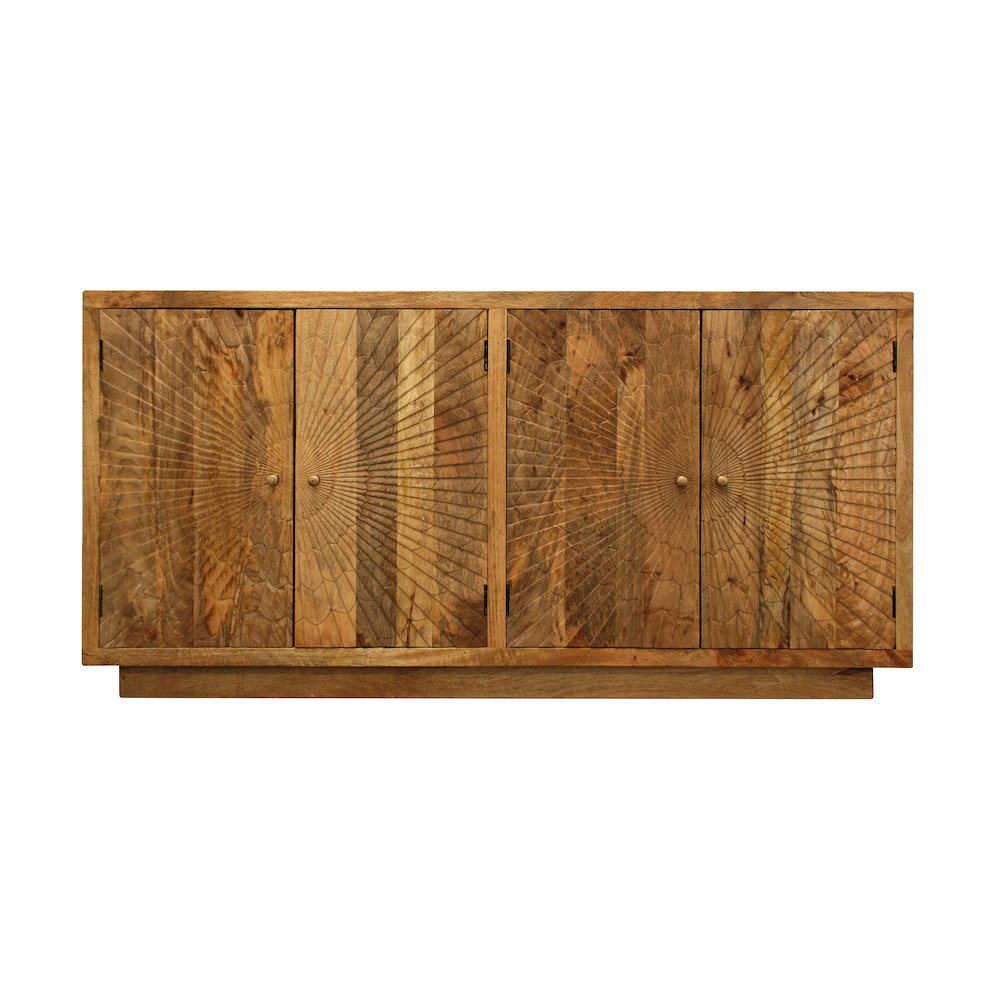 Sunbright 4-Door Sideboard in Natural. Picture 1