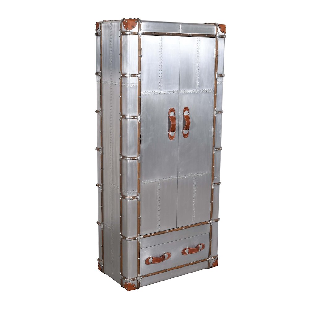 Pilot 2-Door 2-Drawer Tall Cabinet. Picture 1