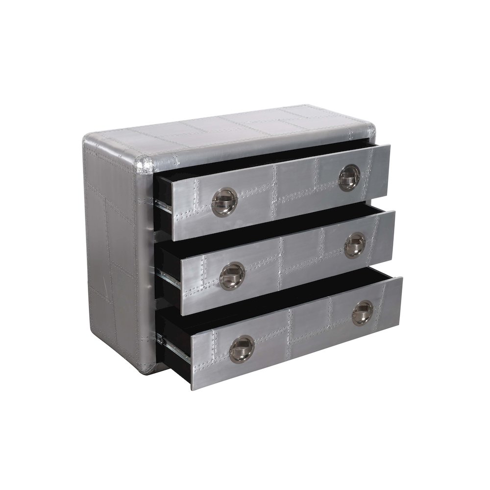 Pilot 3-Drawer Chest with Hatch pulls. Picture 2