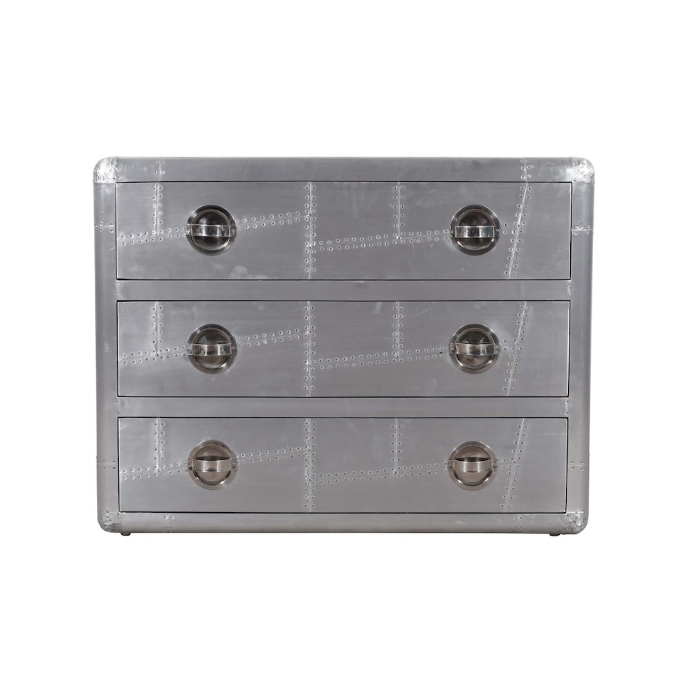 Pilot 3-Drawer Chest with Hatch pulls. Picture 4