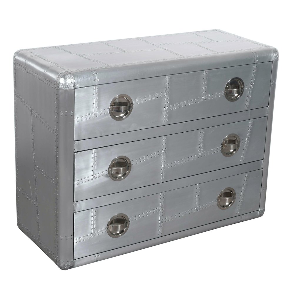 Pilot 3-Drawer Chest with Hatch pulls. Picture 5