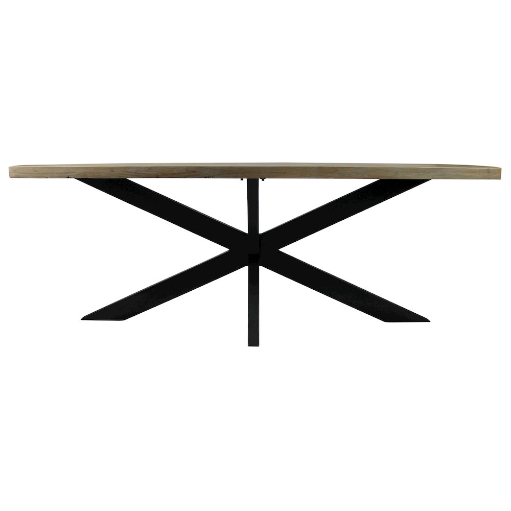 Felix Dining Table with Iron Legs. Picture 3