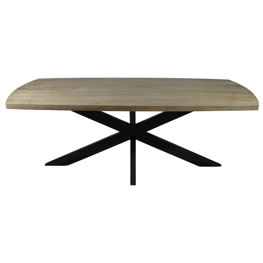 Felix Dining Table with Iron Legs. Picture 1