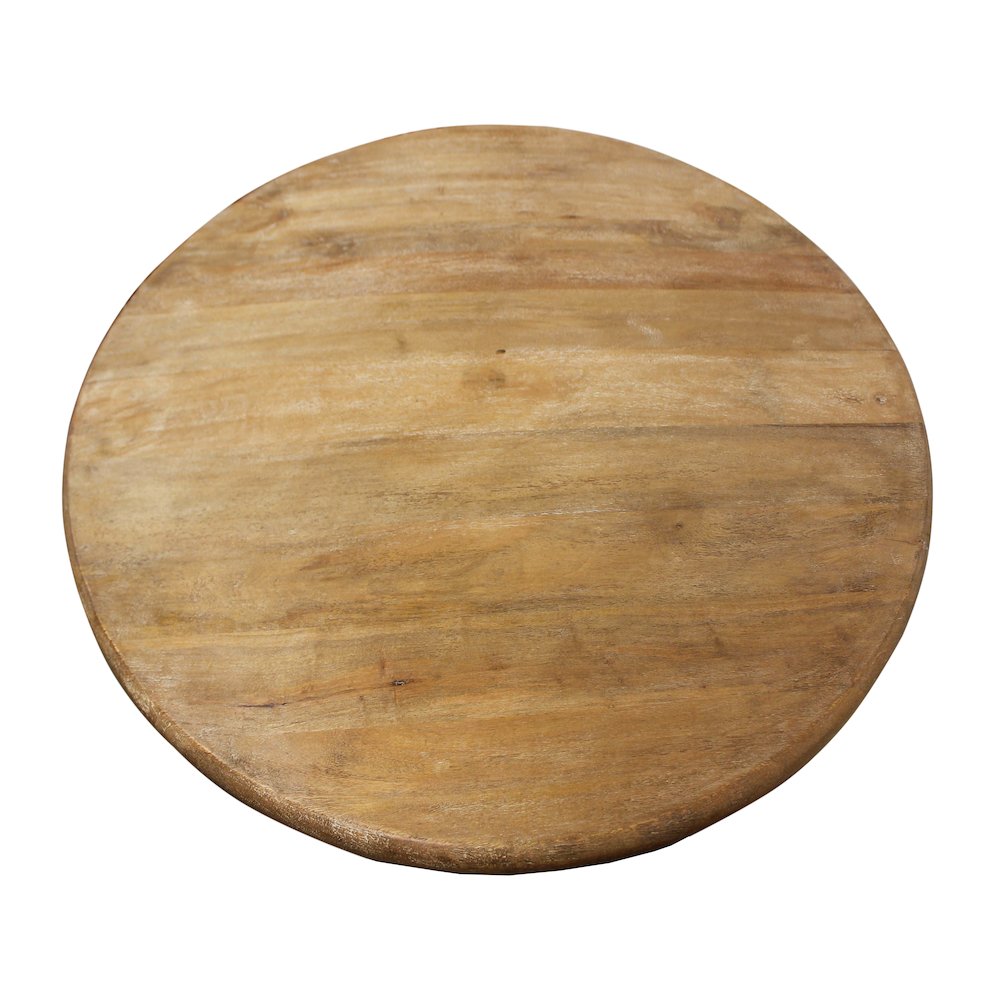 Jaden 42" Round Dining Table in Natural Finish. Picture 5