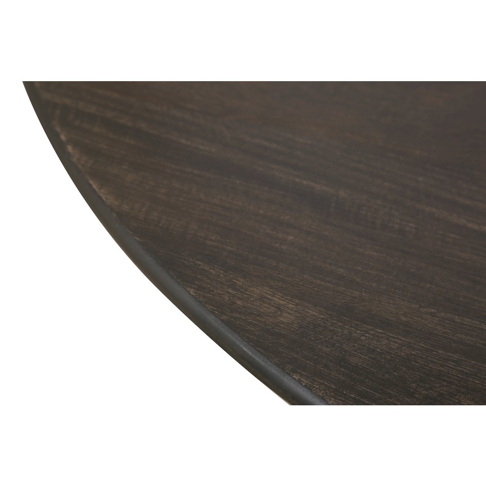 Jaden 60" Solid Wood Dining Table in Charred Ember Finish. Picture 3