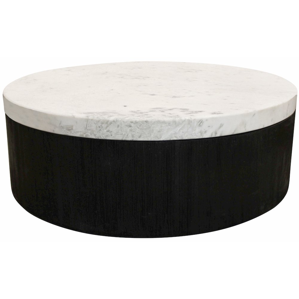 Jameson Cocktail Table with Marble Top. Picture 1