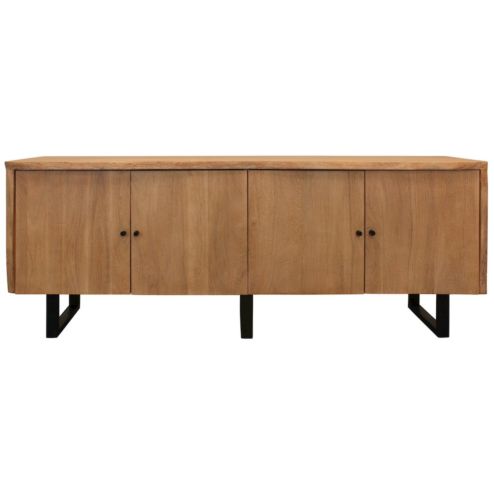 Sycamore Live Edge Credanza in Acacia Wood. Picture 1