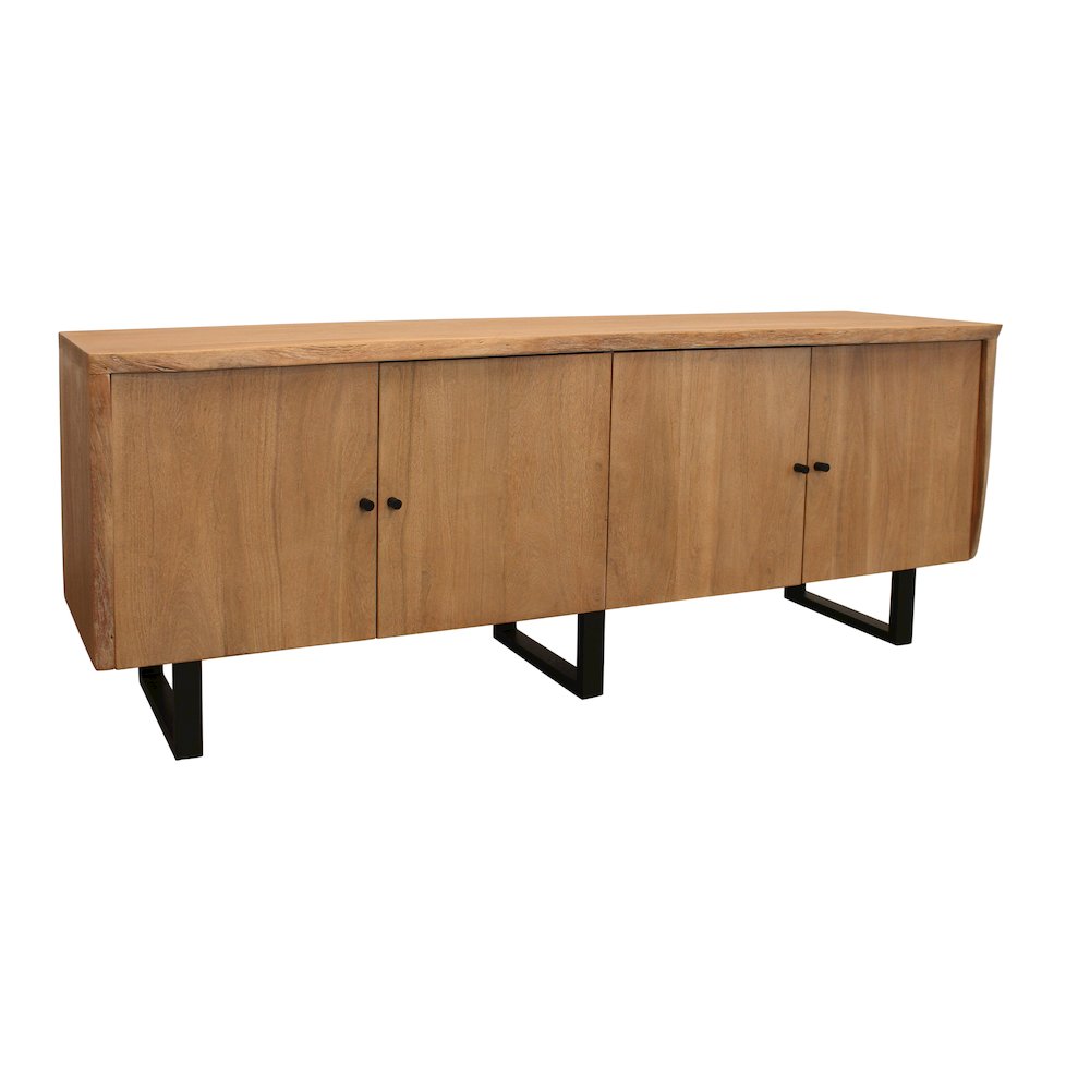 Sycamore Live Edge Credanza in Acacia Wood. Picture 2
