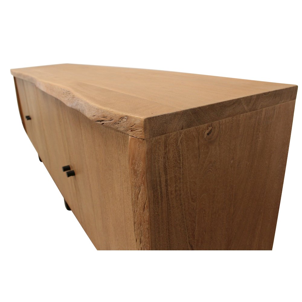 Sycamore Live Edge Credanza in Acacia Wood. Picture 3