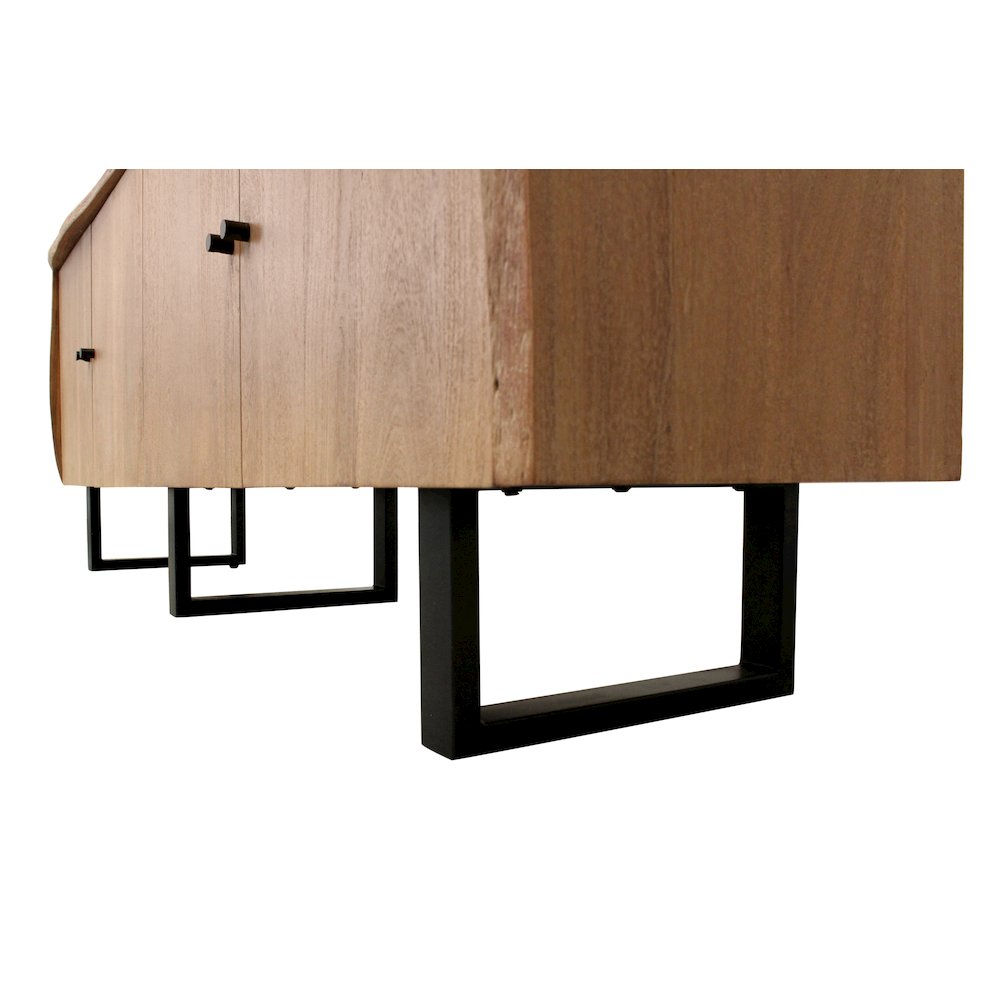 Sycamore Live Edge Credanza in Acacia Wood. Picture 6