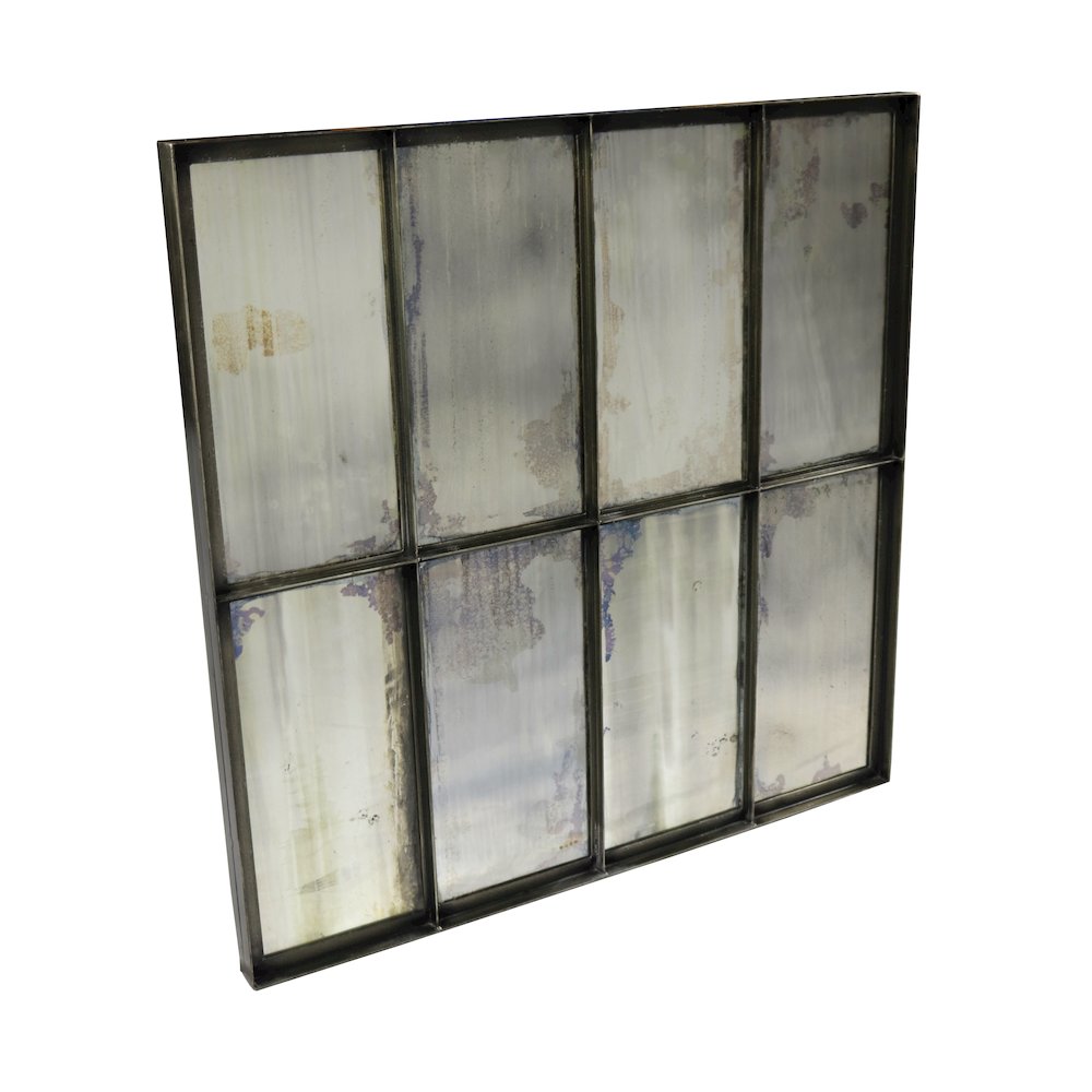 Industrial Sheridan Antique Mirror. Picture 1