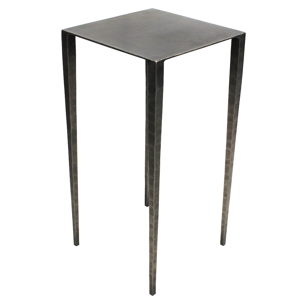 Modern Sheridan Noah Side Table in Antique Nickel. Picture 3