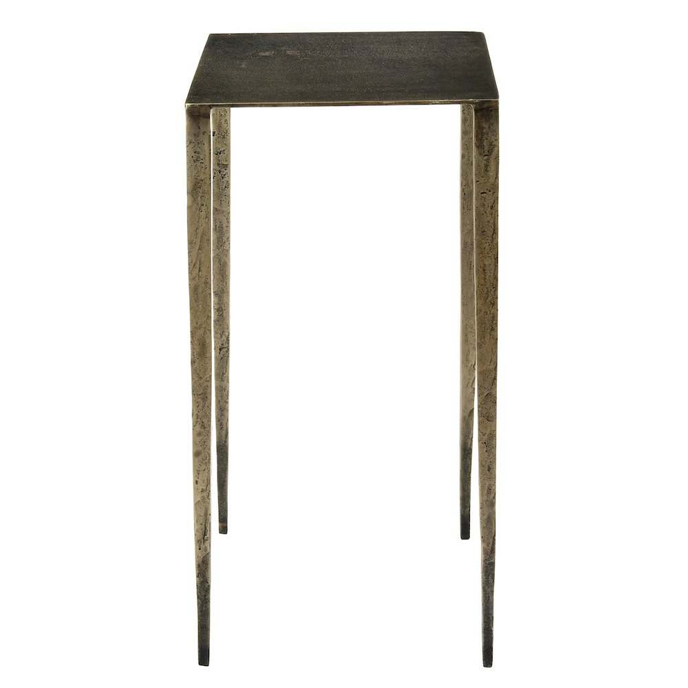 Modern Sheridan Noah Side Table in Antique Nickel. Picture 2