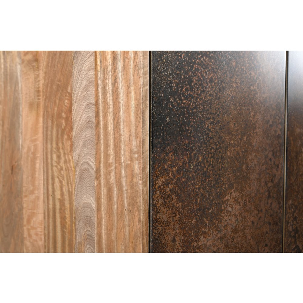 Balthazar Cabinet in Dark Copper Toned Iron. Picture 4