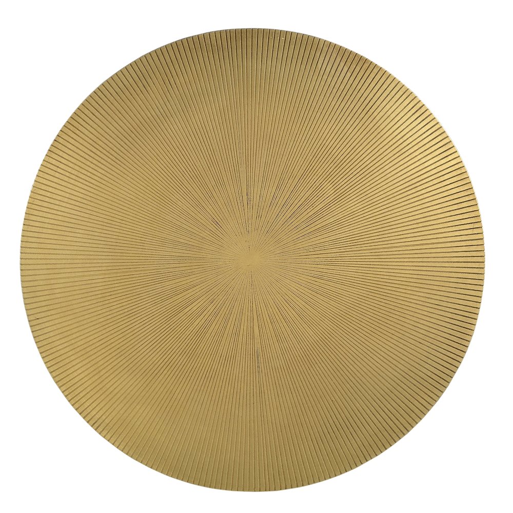 Galahad Iron Side Table in Textured Brass. Picture 4