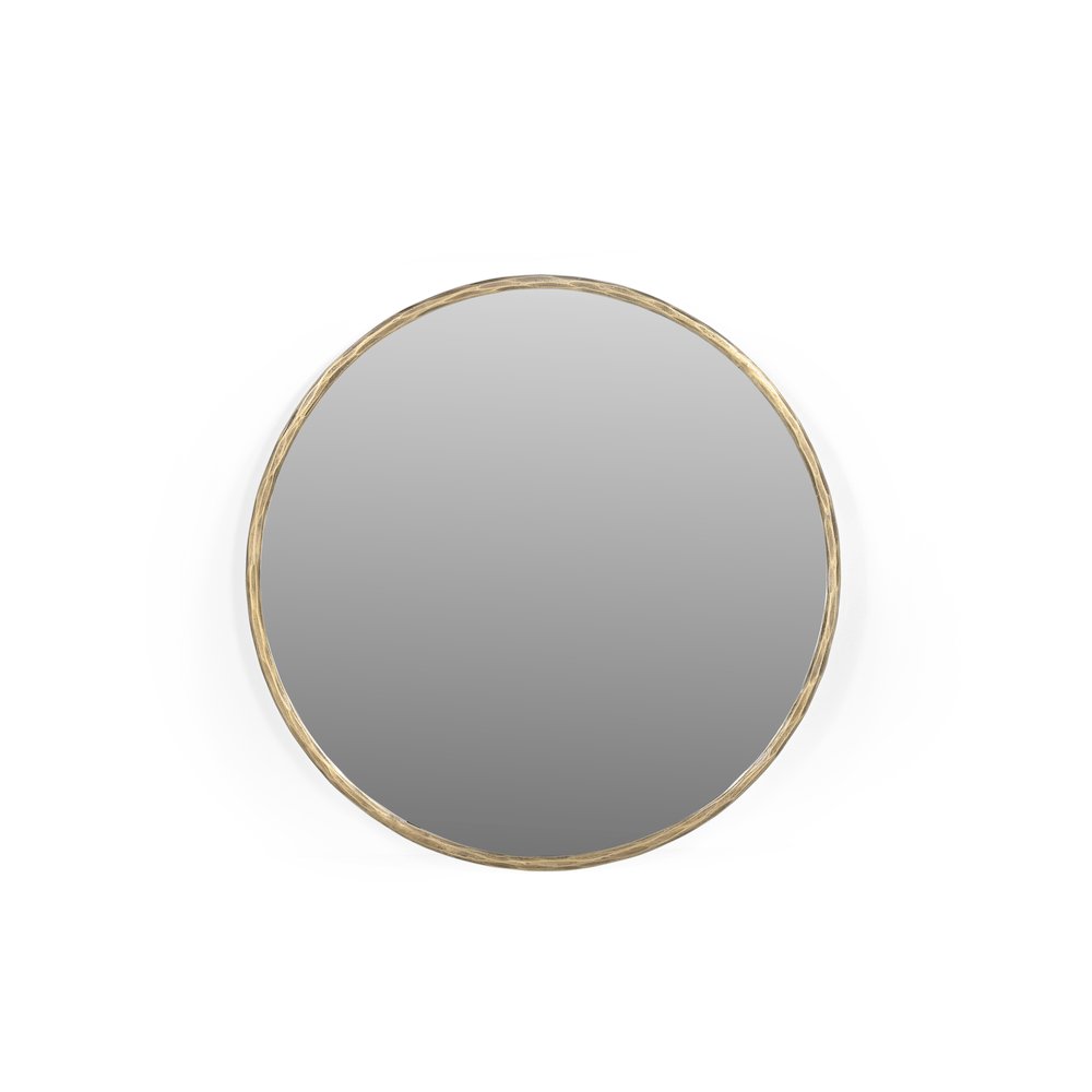 Nyra 24" Mirror with Forged Iron Frame. Picture 1