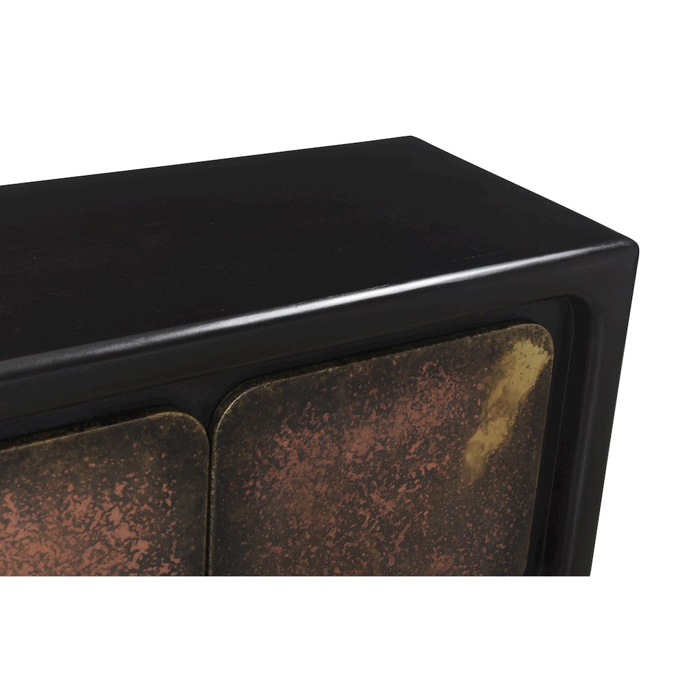 Balthazar 4-Door Sideboard in Multi-color Toned Iron. Picture 9