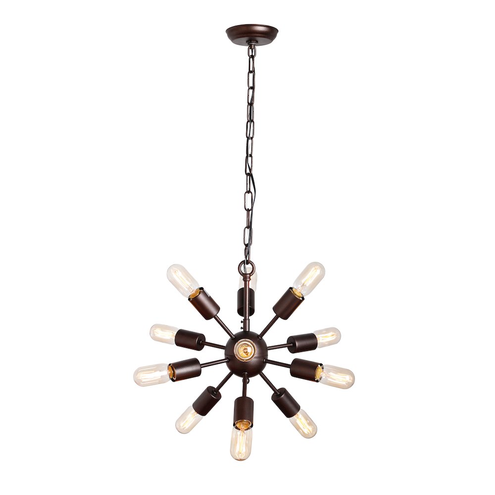 Clara Iron Orb Pendant. Picture 1