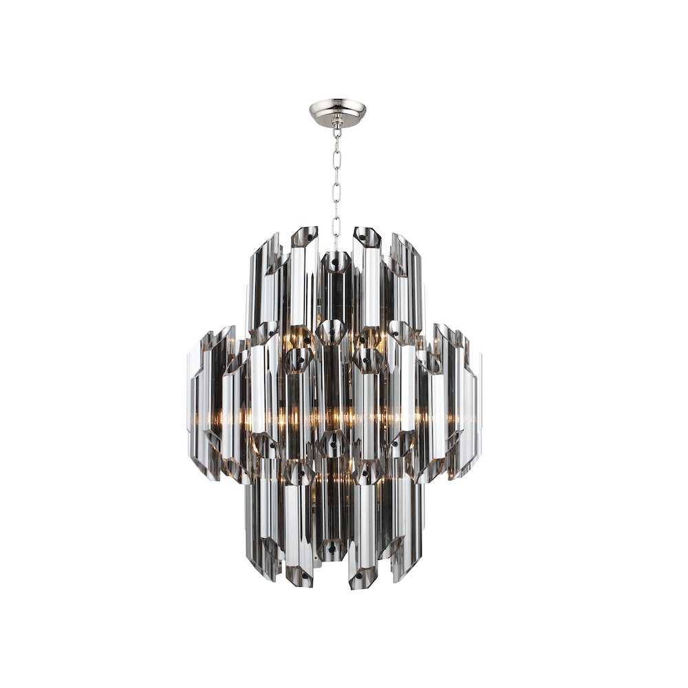 Harmony Smoke Glass Fixture. Picture 1