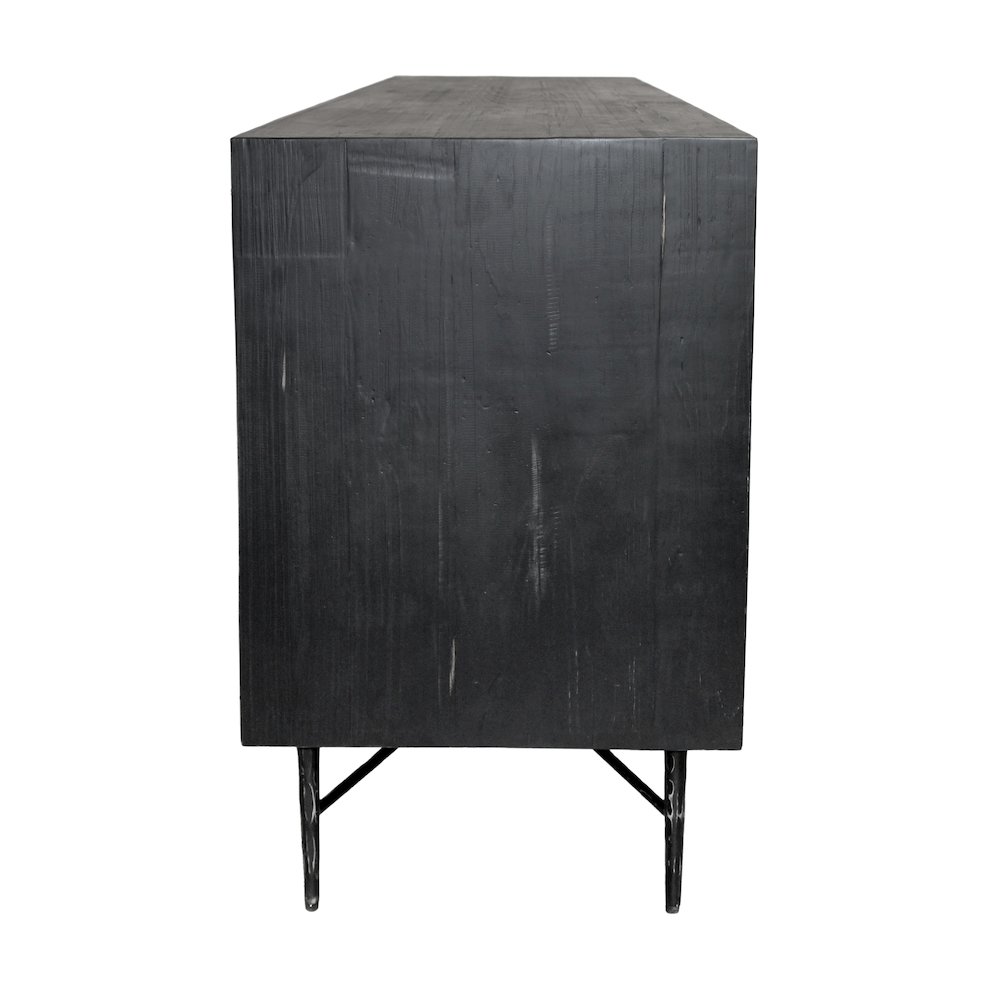 Samara 6-Door Sideboard - Black. Picture 6