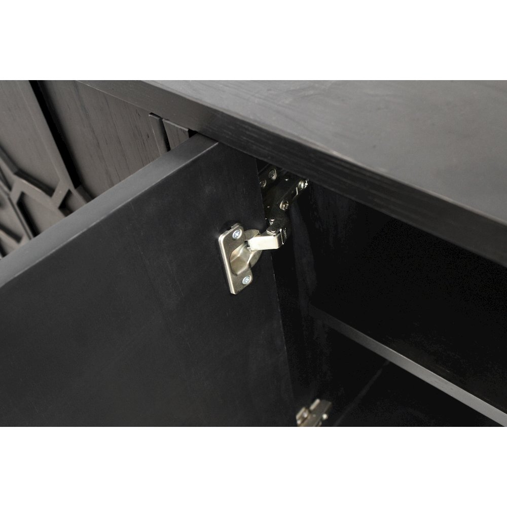 Samara 6-Door Sideboard - Black. Picture 7