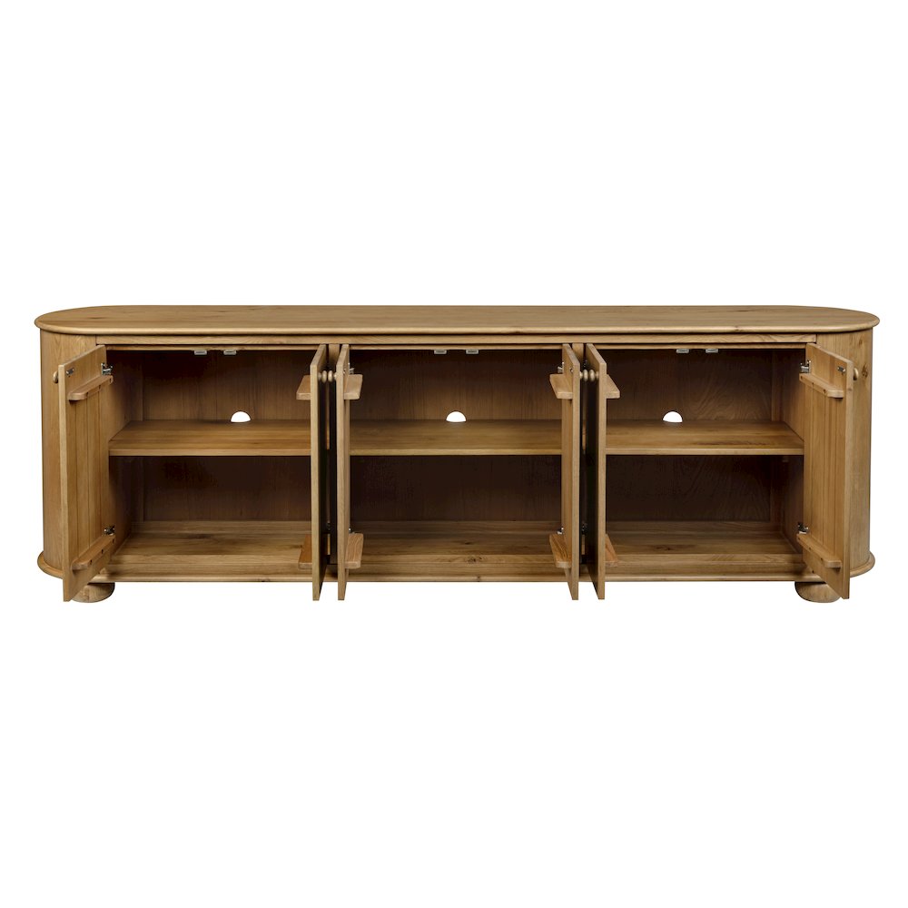 Astrid 6-Door Sideboard in Natural. Picture 4