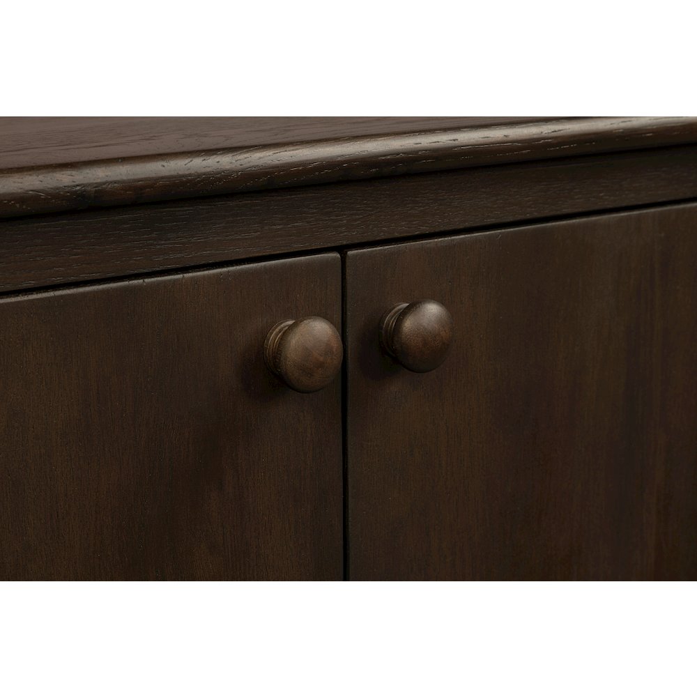 Astrid 6-Door Sideboard in Barista Brown. Picture 7