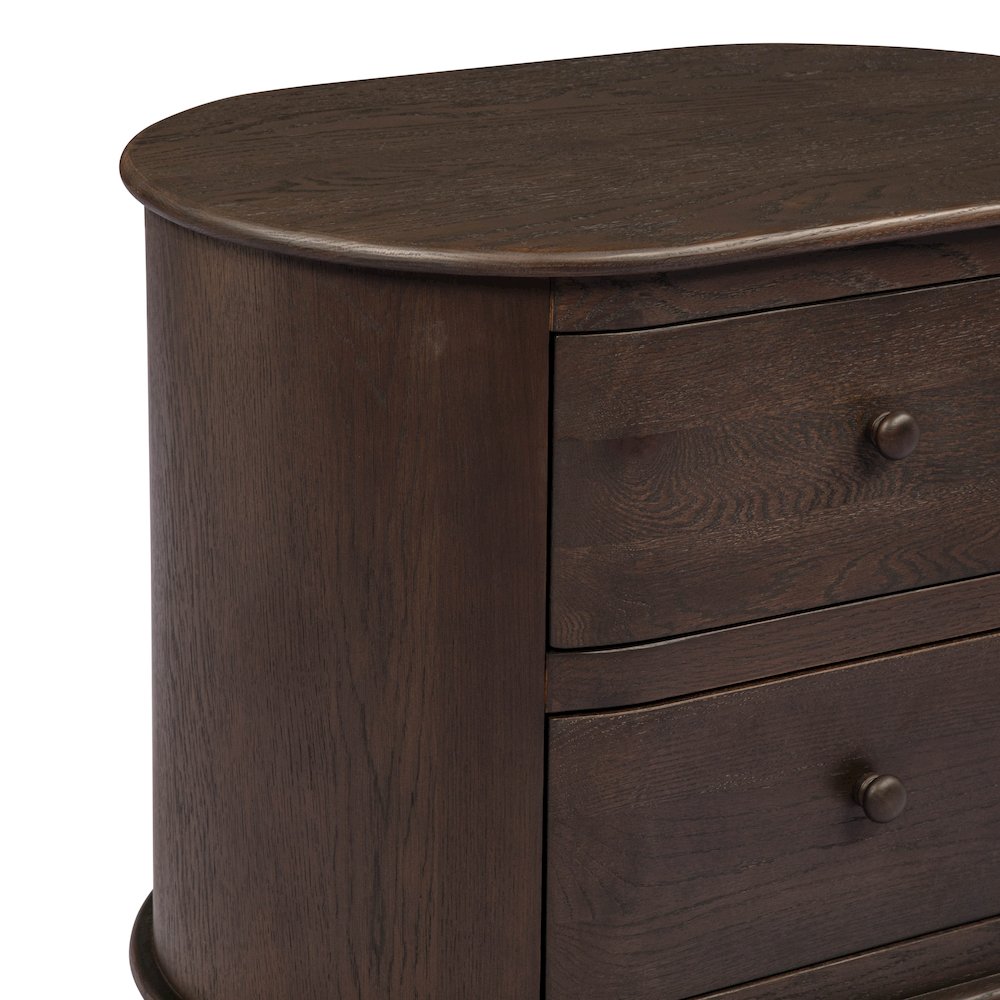 Astrid 2 - Drawer Nightstand In Appalachian Brown. Picture 10