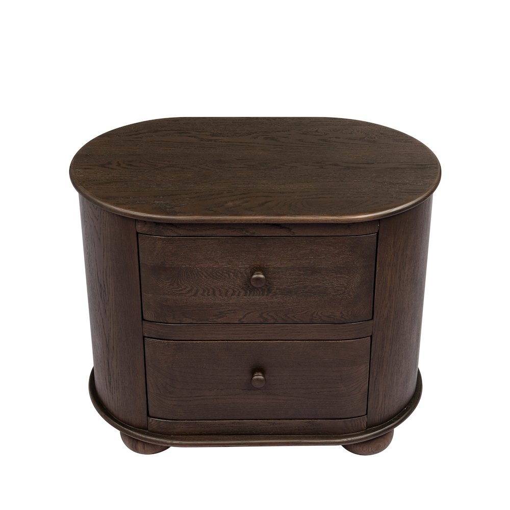 Astrid 2 - Drawer Nightstand In Appalachian Brown. Picture 9