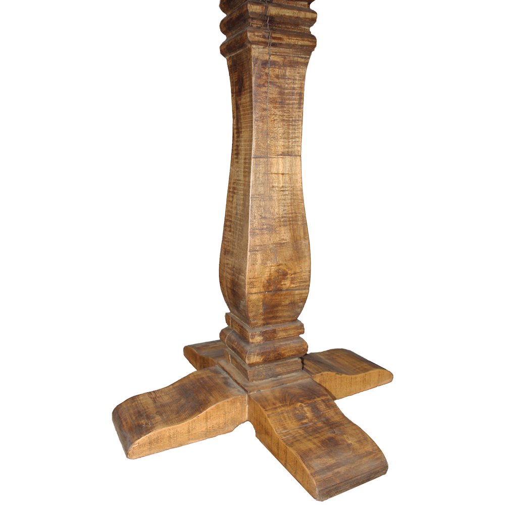 Golden Pedestal Bar Table. Picture 1