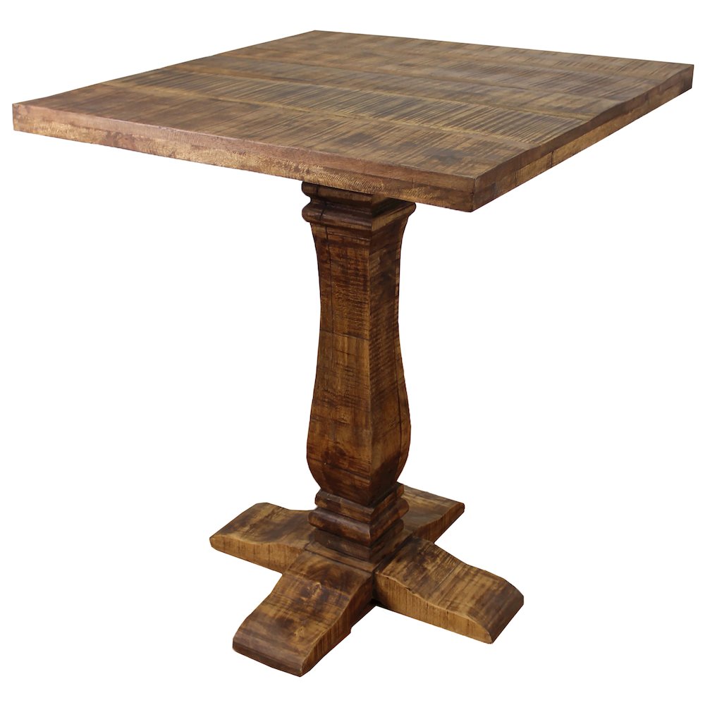 Golden Pedestal Bar Table. Picture 2