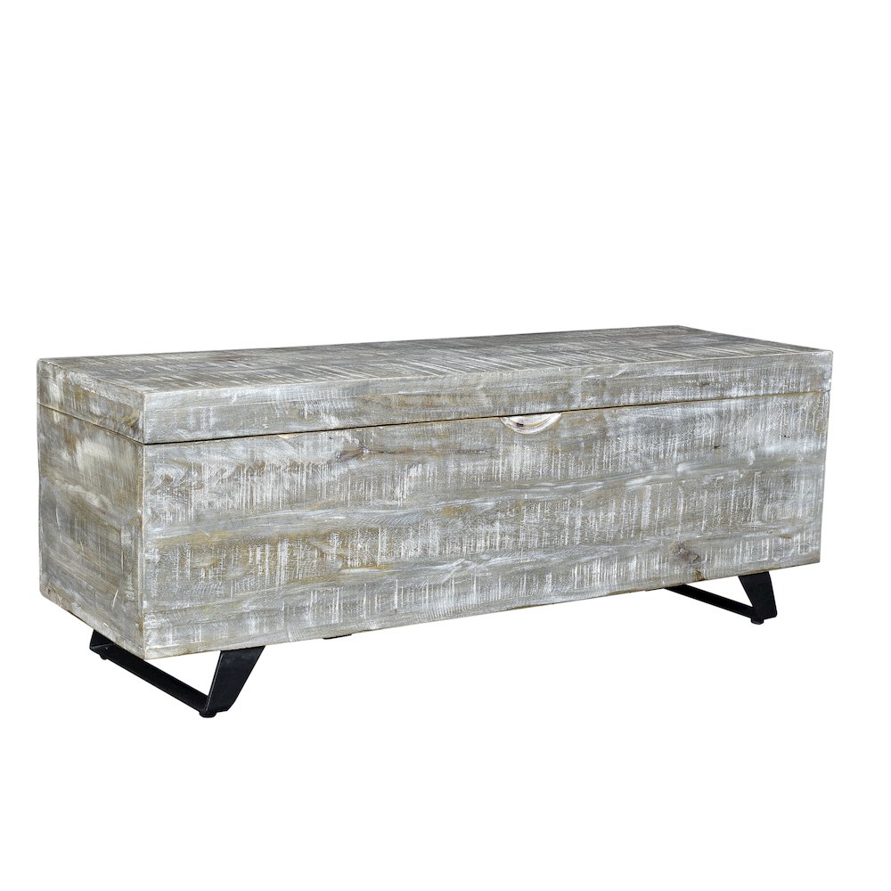 Rockefeller Storage Chest in Gray. Picture 2