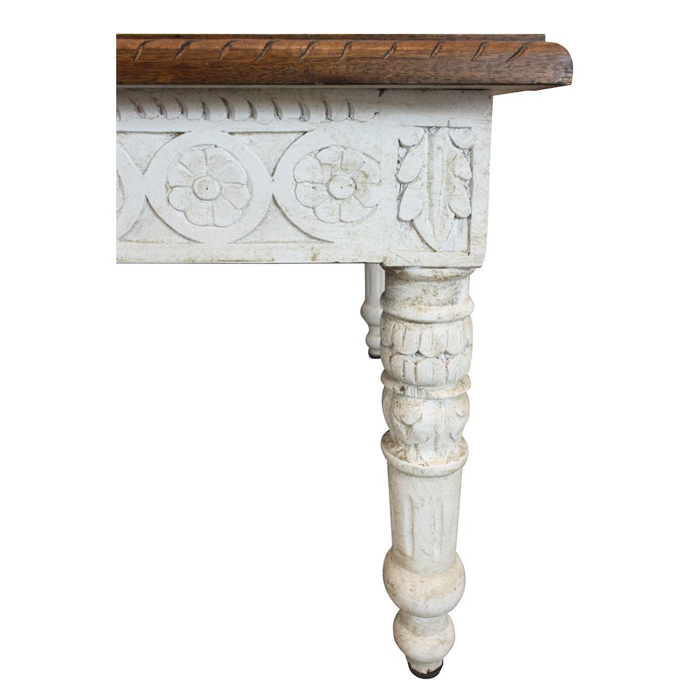 Bay Hand-Carved Cocktail Table. Picture 4
