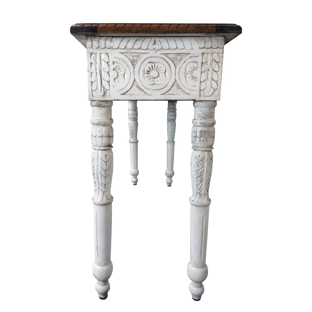 Bay Hand-Carved Console Table. Picture 3