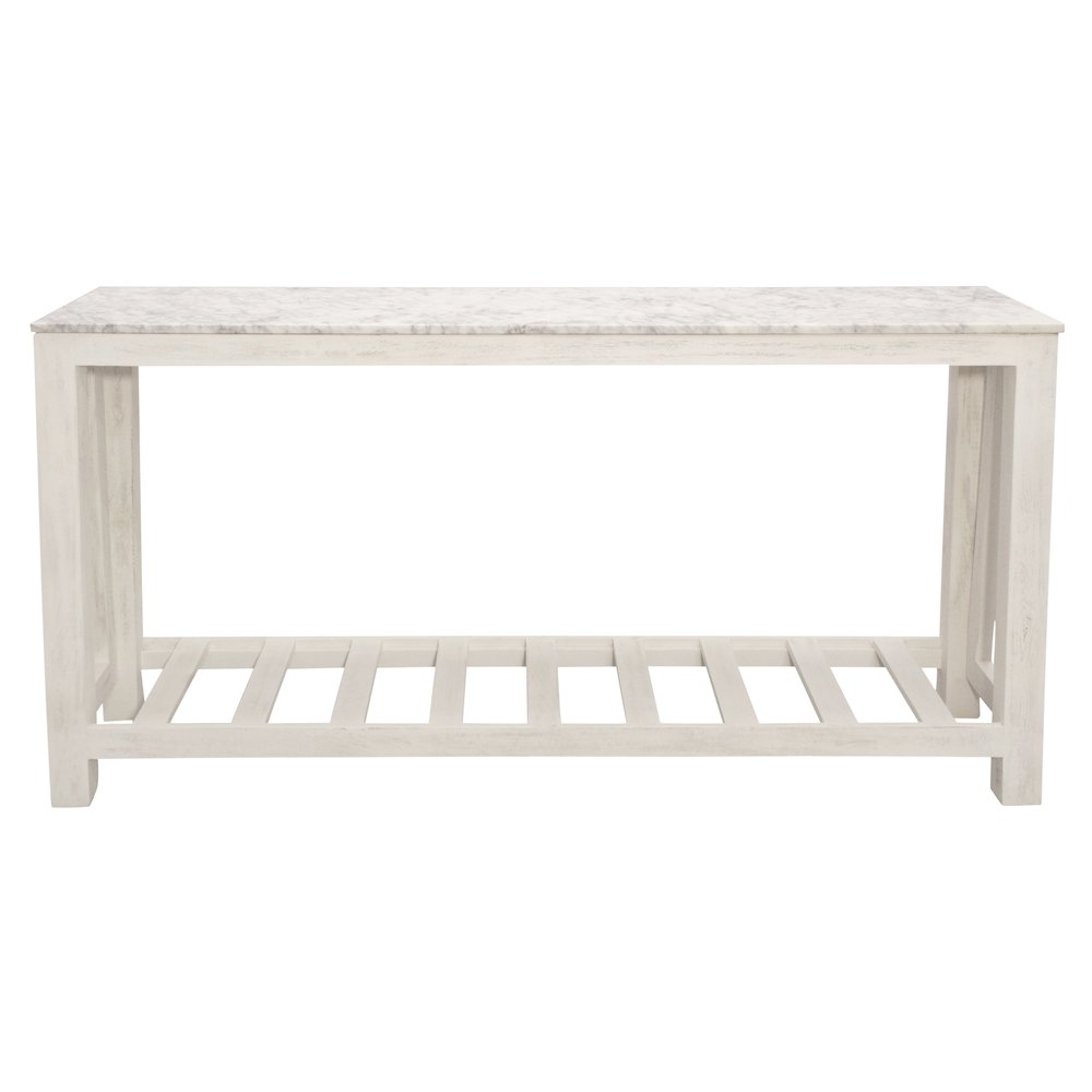 Bellamy Marble Console Table in Sur Tone. Picture 1